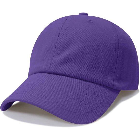 Baseball Cap Dark-purple Golf Dad Hat Men Women Plain Cap main image 6